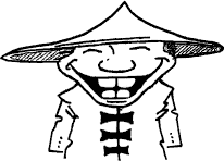 Bild lachender Chinese