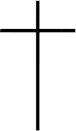 Schwarzes Kreuz Zeichen großes schwarzes Kreuz