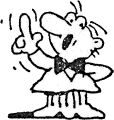 Mann mit erhobenem Finger