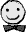 Lächelnder Smiley mit Fliege