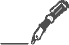 Stift der einen kurzen Strich zieht