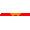 2D-Animation drehender roter Balken, Mitte orange
