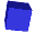 3D-Animation blauer drehender Würfel