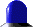 Animiertes stehendes blaues Blitzlicht grauer Fuss