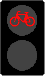 Animation Fahrradampel mit korrekten Ampelphasen rot stehen grün fahren