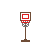 Basketball fliegt weit und trifft Basketballkorb