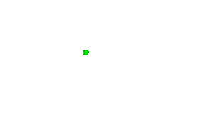 Animiertes grünes Laserlicht in action