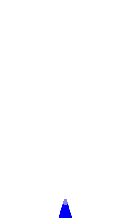 Animation Feuerwerk blau sprühende Fontäne