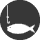 Fisch vor Angelhaken schwarz weiss