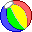 Badeball bunt