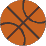 Basketball dunkelorange