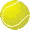 Tennisball gelb