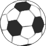 Fußball schwarz weiss