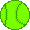 Tennisball grün rot