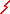 einfacher roter Blitz