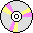 CD silber bunt stehend