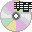 CD bunt stehend mit Noten