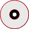 CD silber rot stehend
