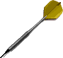 1 silber oliver detaillierter Dartpfeil
