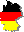 kleine Deutschlandkarte schwarz rot gelb