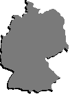 Deutschlandkarte grau mit Schatten