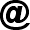 at-Zeichen schwarz