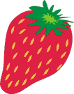 1 große Erdbeere