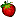 1 kleine rote Erdbeere