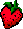 1 rote Erdbeere