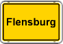 Ortsschild Flensburg