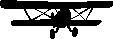 Silhouette Doppeldecker s/w