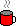 dampfender Kaffeebecher rot
