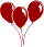 3 rote Luftballons
