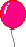 1 pinker Luftballon