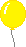 1 gelber Luftballon