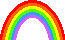 voller Regenbogen