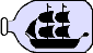 Buddelschiff Segelschiff Zweimaster in einer Flasche