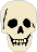 Totenkopf in beige
