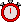 Stoppuhr rot