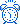 kleiner blauer klingelnder Wecker
