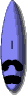 Windsurfboard Surfboard blau