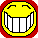 Animierter lachernder Smiley